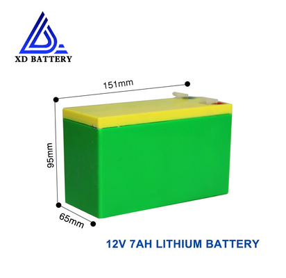 Aangepast Navulbaar Lifepo4-Batterij12v 7ah lithium 9000 het Cyclusleven