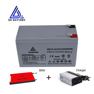 XD lithium Ion Solar Energy Storage Batteries 12v 8ah voor de Elektrische Onderzeeërs van Huistoestellen
