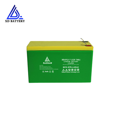 Het nominale Lithium Ion Battery With BMS van Capaciteitslipo Lifepo4 12v 7ah