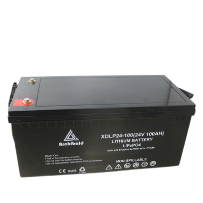 OEM/ODM van de botenlifepo4 Batterij 24v 100ah het Lange Cyclusleven